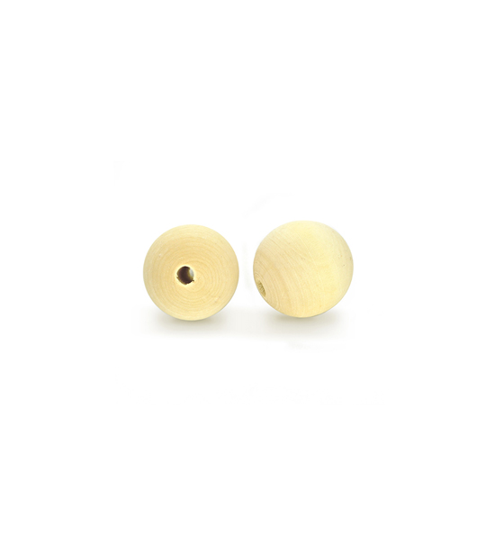 Perla sferica in legno (25 pz.) - 20 mm ø